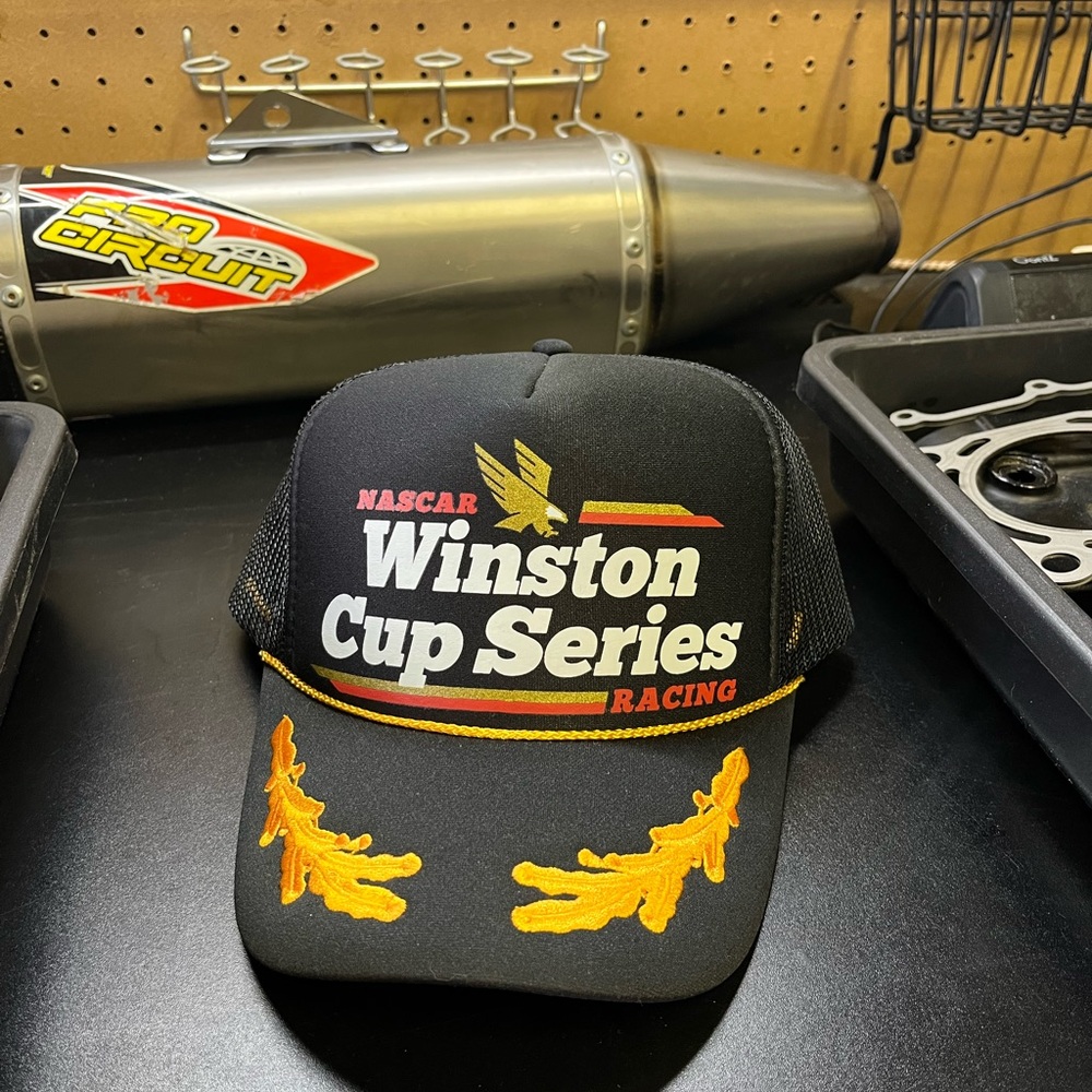 Black and Gold Racing Hat